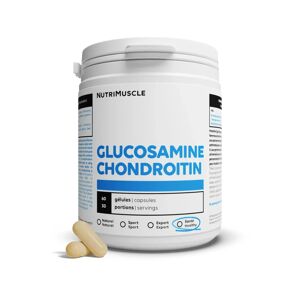 Mix Glucosamine + Chondroïtine en gelules - 60 gelules - Nutrimuscle - Nutrition pure - Nutriments