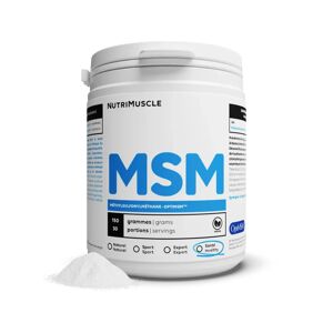 OptiMSM® (MethylSulfonylMethane) en poudre - 450 g - Nutrimuscle - Nutrition pure - Nutriments