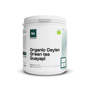 The Vert Ceylan Biologique - 400 gelules - Nutrimuscle - Nutrition pure - Plantes