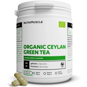 The Vert Ceylan Biologique - 120 gelules - Nutrimuscle - Nutrition pure - Plantes