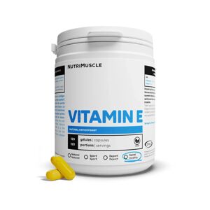 Nutrimuscle Vitamine E naturelle - 30 gélules - Nutrimuscle - Nutrition pure - Vitamines