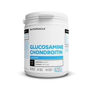 Mix Glucosamine + Chondroïtine en poudre - 60 g - Nutrimuscle - Nutrition pure - Nutriments
