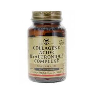 Solgar Acide Hyaluronique 120 mg 30 Comprimes - Flacon 30 comprimes