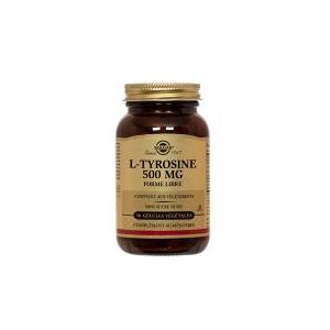 Solgar L-Tyrosine 500 mg 50 Gelules Vegetales - Flacon 50 gelules vegetales