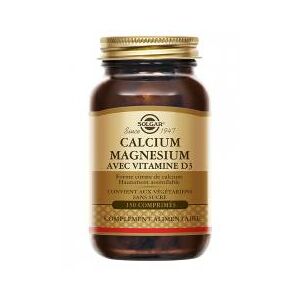 Solgar Calcium Magnesium Vitamine D 150 Comprimés - Flacon 150 comprimés - Publicité