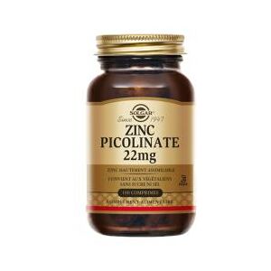 Solgar Zinc Picolinate 100 Comprimes - Flacon 100 comprimes