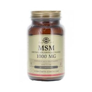 Solgar MSM 1000 mg 60 Comprimes - Flacon 60 comprimes