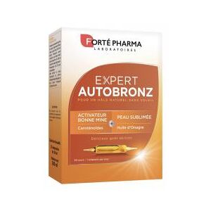 Forte Pharma Expert AutoBronz 20 Ampoules Boite 20 ampoules de 10 ml