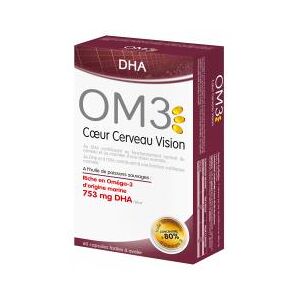 OM3 Coeur Cerveau Vision 60 Capsules - Boîte 60 capsules