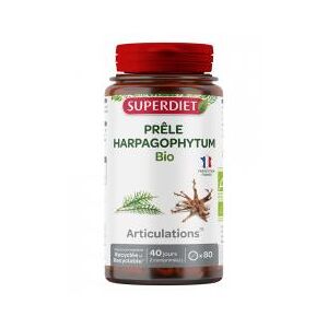Superdiet Prele Harpagophytum Bio 80 Comprimes - Pot 80 comprimes