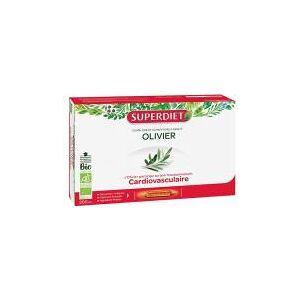 Superdiet Olivier Bio 20 Ampoules - Boîte 20 ampoules de 15 ml