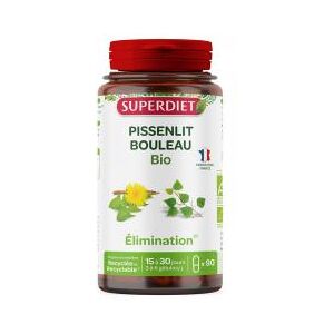 Superdiet Pissenlit Bouleau Bio 90 Gelules - Boîte 90 gelules