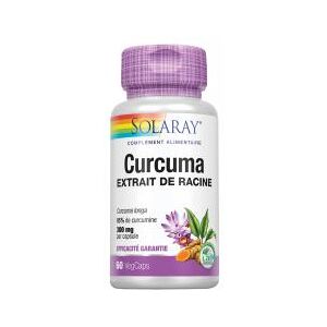 Solaray Curcuma 60 Capsules - Boîte 60 capsules