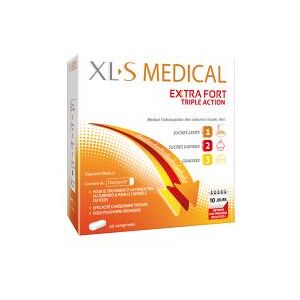 XLS Medical Extra Fort Aide a la Perte de Poids 40 Comprimes - Boîte 40 Comprimes