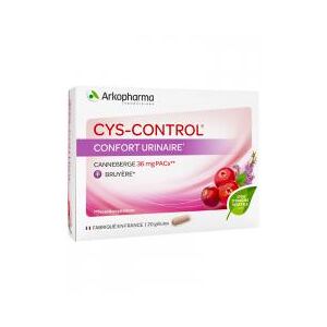 Arkopharma Cys-Control Confort Urinaire 20 Gélules - Boîte 20 gélules - Publicité