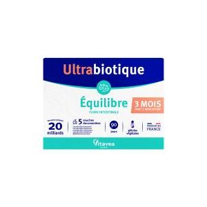 Vitavea Ultrabiotique Équilibre 90 Gelules Vegetales (dont 30 Offertes) - Boîte 90 Gelules