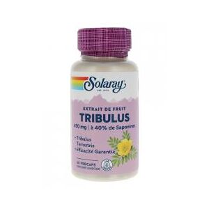 Solaray Tribulus Extrait de Fruit 60 Capsules Végétales - Pot 60 capsules végétales