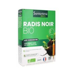 Santarome Bio Radis Noir Bio 20 Ampoules - Boîte 20 ampoules de 10 ml