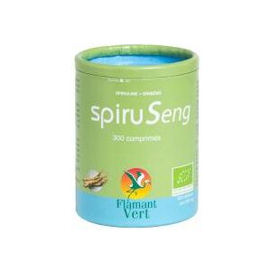 Flamant Vert Spiruseng Bio 300 Comprimes de 500 mg - Pot 300 comprimes