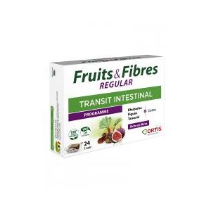 Ortis Fruits & Fibres Regular 24 Cubes a Macher - Boîte 24 cubes