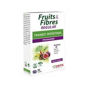 Ortis Fruits & Fibres Regular 30 Comprimes - Boîte 30 comprimes