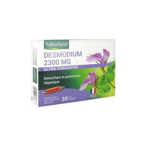 Naturland Desmodium 2300 mg 20 Ampoules Buvables de 10 ml - Boîte 20 ampoules de 10 ml