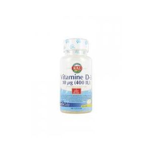 Kal Vitamine D-3 10 µg (400 IU) 100 Gelules - Boîte plastique 100 gelules