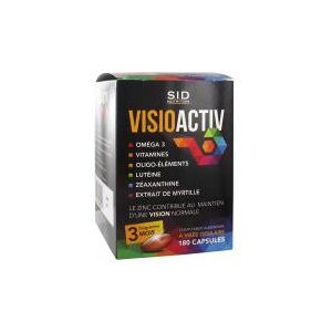 S.I.D Nutrition VisioActiv 180 Capsules - Boîte 180 capsules