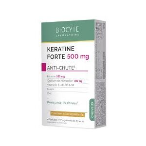 Biocyte Keratine Forte Anti-Chute 40 Gelules - Boîte 40 gelules