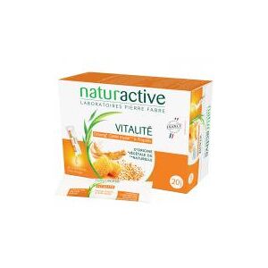 Naturactive Vitalite 20 Sticks Fluides - Boîte 20 Sticks x 10 ml