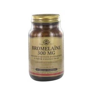 Solgar Bromélaïne 300 mg 60 Gélules Végétales - Flacon 60 gélules végétales - Publicité