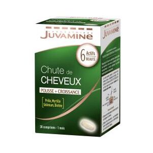 Juvamine Chute de Cheveux Pousse + Croissance 30 Comprimes - Pot 30 Comprimes