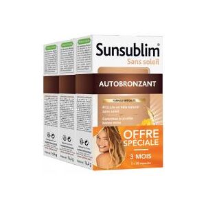 Nutreov Sunsublim Autobronzant Lot de 3 x 28 Capsules - Lot 3 x 28 capsules