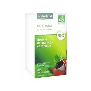 Naturland Guarana Bio 150 Vegecaps - Boîte 150 vegecaps