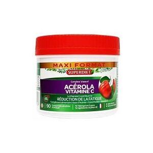 Superdiet Acerola Vitamine C 90 Comprimes Secables a Croquer - Pot 90 Comprimes