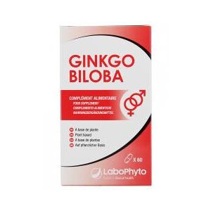 Labophyto Ginkgo Biloba 60 Gélules Végétales - Boîte 60 Gélules