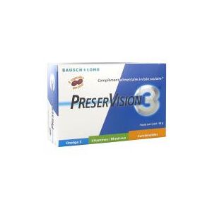 Bausch + Lomb PreserVision 3 60 Capsules - Boîte 60 capsules