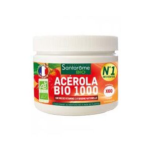 Santarome Bio Acerola Bio 1000 60 Comprimes - Pot 60 Comprimes
