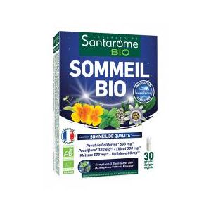 Santarome Bio Sommeil Bio 30 Gélules Végétales - Boîte 30 Gélules