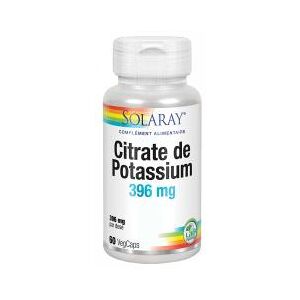 Solaray Citrate de Potassium 396 mg 60 VegCaps - Pot 60 VegCaps