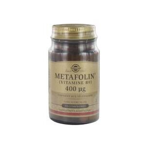 Solgar Metafolin Vitamine B9 400 µg 50 Comprimés - Pot 50 comprimés - Publicité