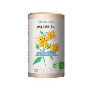 Phytoceutic Onagre Bio 120 Capsules - Boîte distributrice 120 Capsules - Publicité