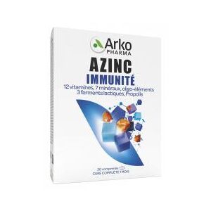 Arkopharma Azinc Immunite 30 Comprimes - Boîte 30 comprimes