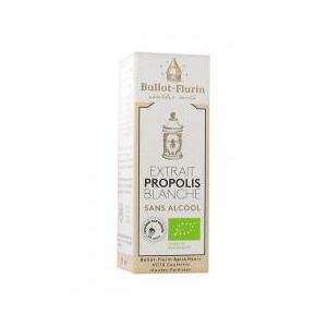 Ballot-Flurin Extrait de Propolis Blanche Sans Alcool Bio 15 ml - Flacon compte goutte 15 ml