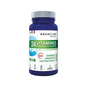 Granions 24 Vitamines Minéraux et Plantes Sénior 90 Comprimés - Pot 90 comprimés