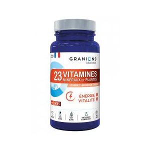 Granions 23 Vitamines Minéraux et Plantes 90 Comprimés - Pot 90 Comprimés - Publicité