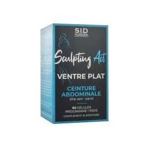 S.I.D Nutrition Sculpting Act Ventre Plat Ceinture Abdominale 90 Gelules - Pot 90 gelules