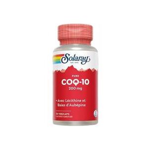 Solaray CoQ-10 200 mg 30 Capsules Vegetales - Pot 30 Vegcaps