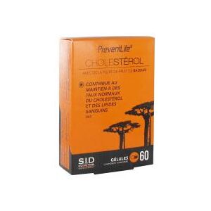 S.I.D Nutrition PreventLife Cholesterol 60 Gelules - Boîte 60 gelules