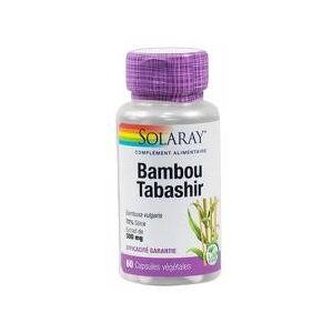 Solaray Bambou 60 Capsules Vegetales - Pot 60 capsules